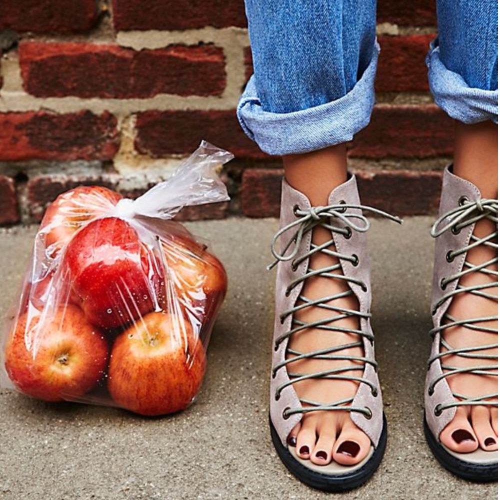 Jeffrey Campbell minimal lace up heel